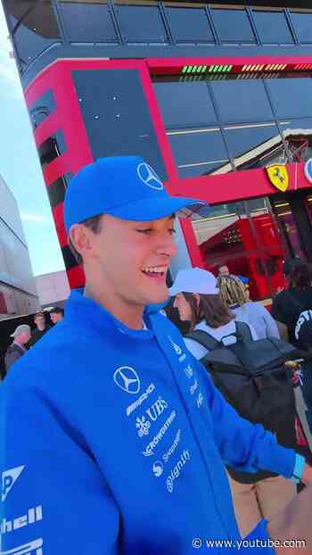From Silverstone fan to Silverstone fan favourite 🤩 #georgerussell #mercedesf1 #f1shorts