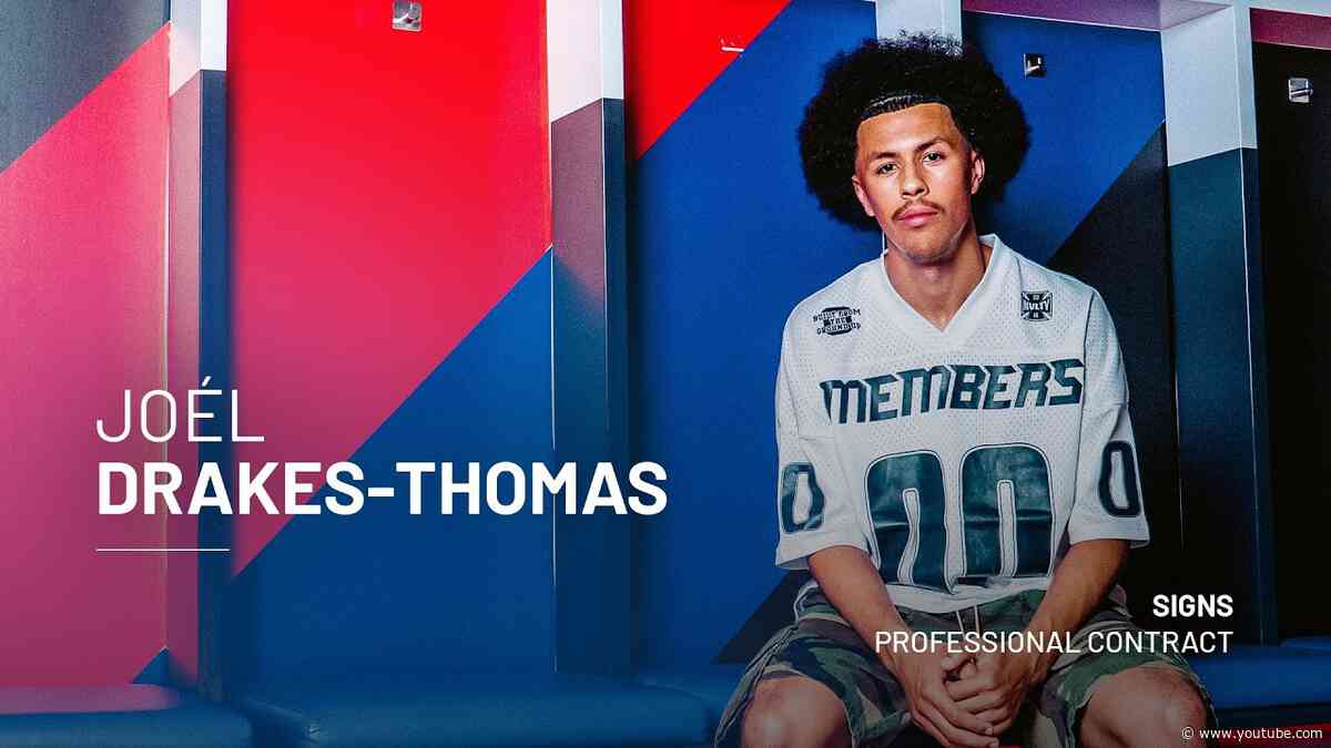 Joél Drakes-Thomas Signs His Professional Contract