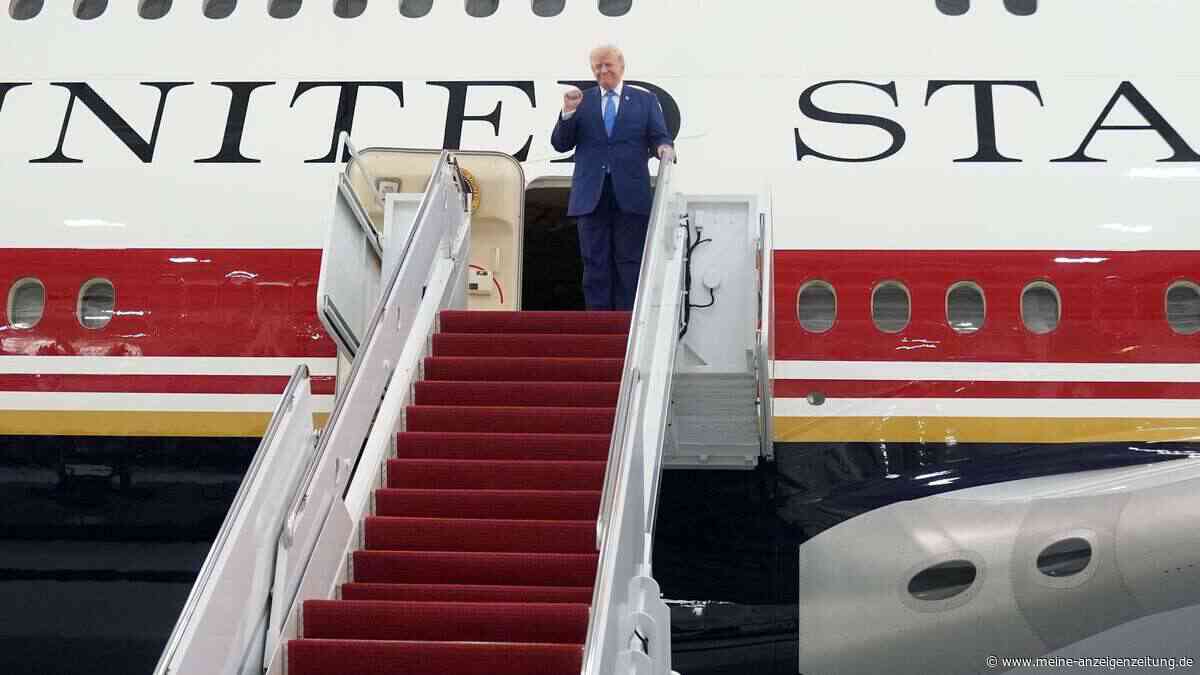 Trump hebt ab: Erster Flug mit dem 400-Millionen-Geschenk aus Katar