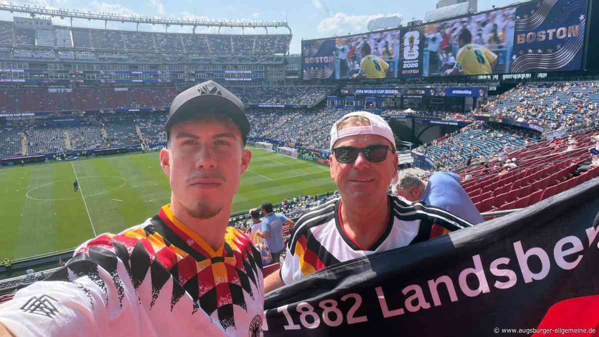 Trotz WM-Aus: Die USA-Reise war für die Landsberger Günter und Felix Sauer ein Erlebnis