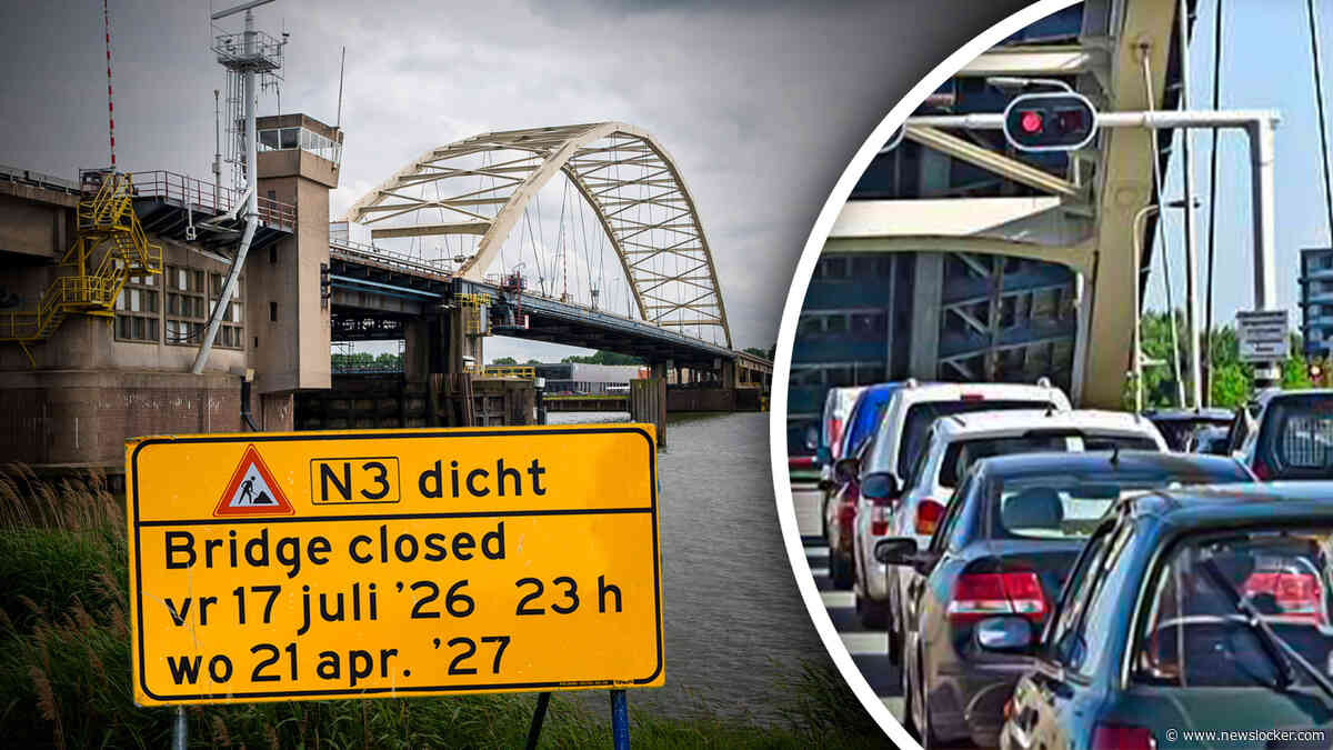 Chaos verwacht op wegen Zuid-Holland door maandenlange afsluiting Papendrechtsebrug: ’Miljoenen euro’s aan economische schade’