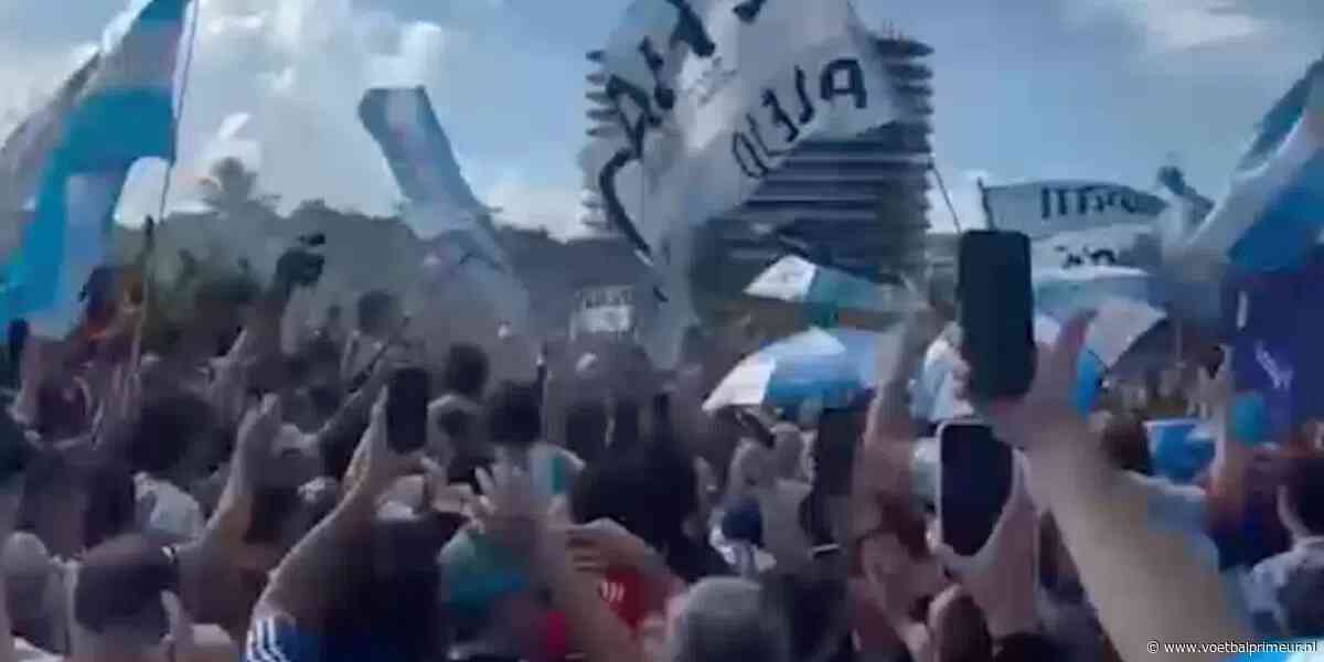 Schitterende beelden: Argentijnse fans nemen Miami Beach helemaal over