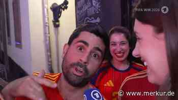 Deutschland-Provokation nach WM-Sieg: Spanischer Fan schreitet bei ARD-Schalte in Köln ein