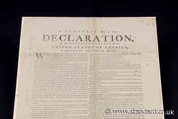 Archivist stumbles upon ‘vanishingly rare’ copy of US independence document