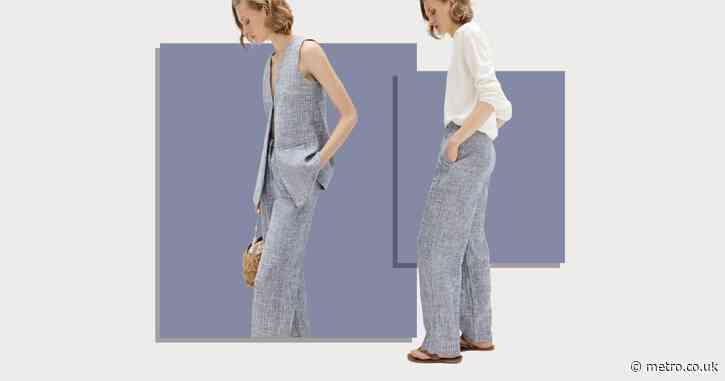 M&S shoppers are snapping up these smart linen trousers for summer office days