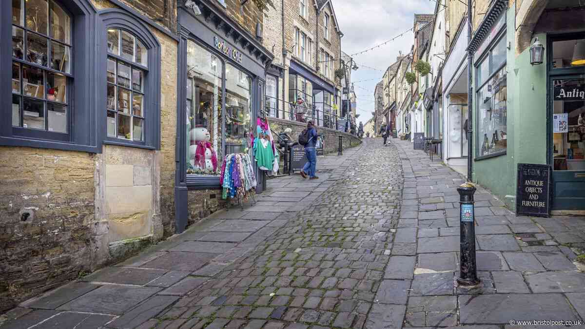 I visited a quiet market town with cobbled streets 1 hour from Bristol - it was gorgeous