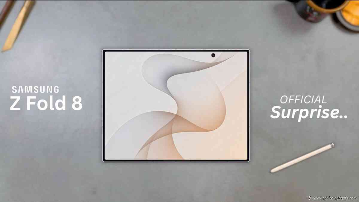 What Samsung Just Revealed About the Galaxy Z Fold 8 Ultra