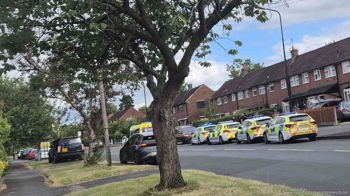 Police storm Timperley street as woman arrested over 'disturbance'