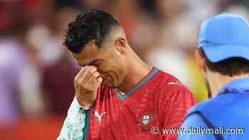 Cristiano Ronaldo breaks down in tears wearing Diogo Jota's shirt after Portugal 'won for him' at the World Cup, a year on from Liverpool star's car crash death