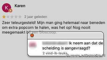 Pathé deelt komische recensies van boze bezoeker die even later terugkrabbelt