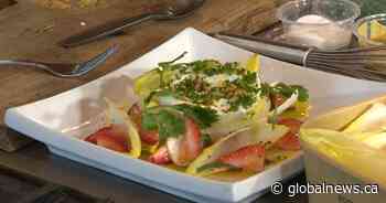 Simply Delicious Recipe: Spring Strawberries with Burrata and Endive