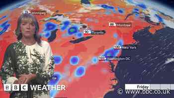 Extreme heat and high humidity hitting north-eastern US