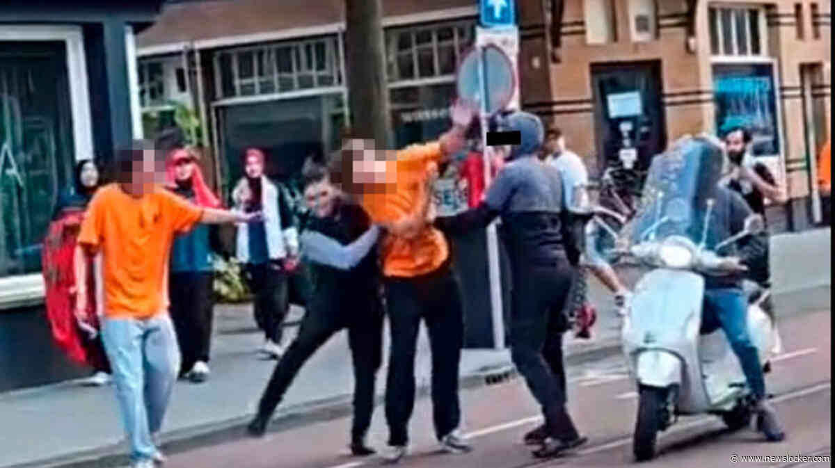 Heftige geweldsincidenten na afloop WK-wedstrijd Nederland-Marokko: voetbalfan toegetakeld met kettingslot