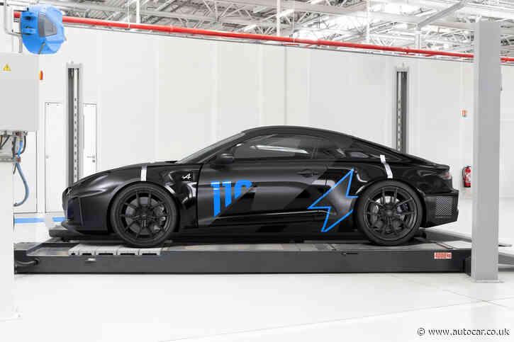 Next-gen Alpine A110 EV mule to appear at Goodwood