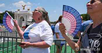 Het festivalterrein in Washington is uitgestorven en samen het 250-jarige bestaan van de VS vieren lukt de Amerikanen niet