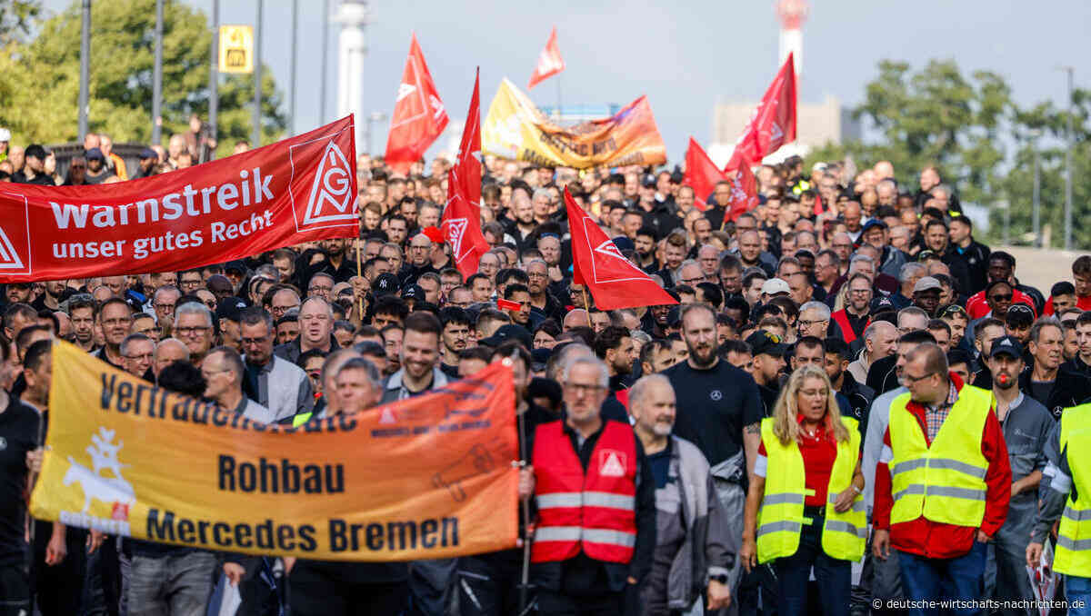 Massenproteste bei Mercedes: IG Metall kündigt „heißen Sommer“ für Autobranche an