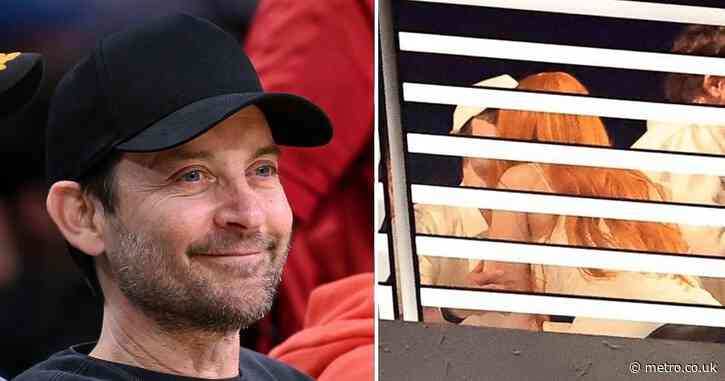 Tobey Maguire, 51, ‘caught kissing’ popular rapper, 26, at star-studded party