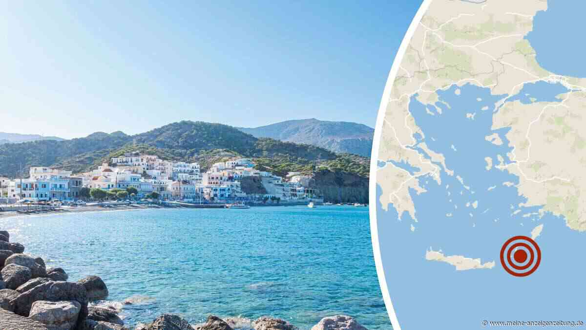 Starkes Erdbeben im griechischen Mittelmeer: Erschütterungen auch auf Rhodos und Kreta spürbar