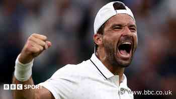 Dimitrov beats Mensik to extend emotional Wimbledon return