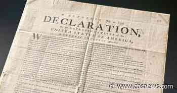 "Vanishingly rare" copy of Declaration of Independence found in U.K.