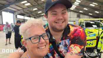 Blue light event for people with learning disabilities