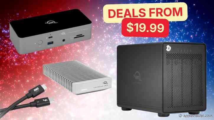 Grab OWC Thunderbolt docks, cables, enclosures from just $19.99 with exclusive deals
