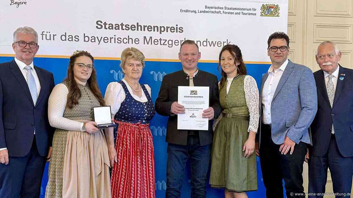 Staatsehrenpreis für Haslacher: Unter den zwölf besten Metzgereien Bayerns