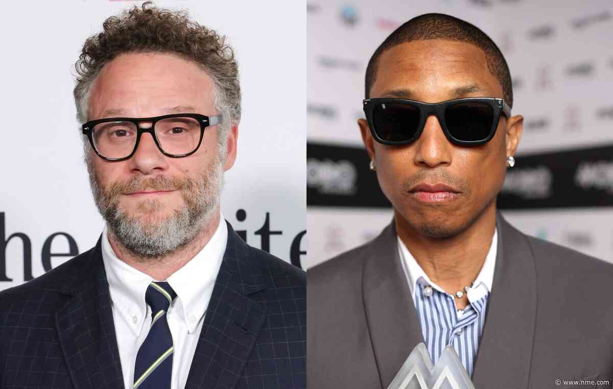 Pharrell Williams doesn’t want you to think that he’s capable of “frustration”, Seth Rogen reveals