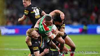 NRL LIVE: Panthers lead Rabbitohs after Cody Walker sin-binned for kicking opponent