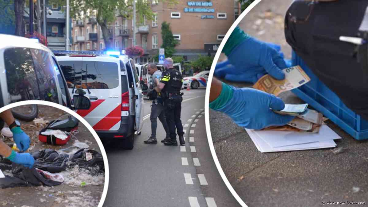 Beelden plaats delict schietpartij Rotterdam: één dode