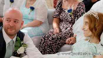 Hospice grants terminally ill woman's wish of marrying long-term sweetheart in just 24 hours