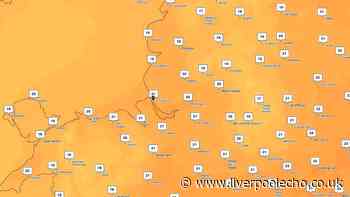 UK weather maps show 22C forecast for 'very warm' weekend in Liverpool