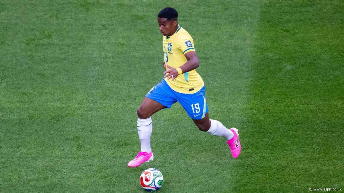 Endrick 'at peace' with limited Brazil minutes