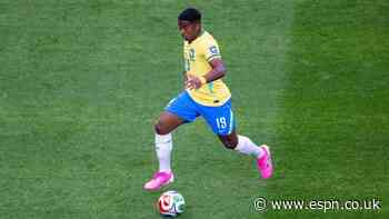 Endrick 'at peace' with limited Brazil minutes