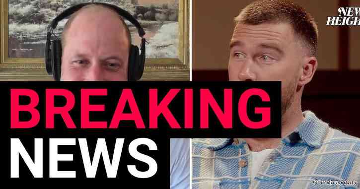 Prince William makes surprise appearance on Travis Kelce podcast after wedding joke