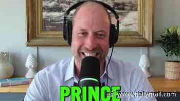 Travis Kelce announces Prince William as shock wedding day podcast guest… hours before tying the knot with Taylor Swift