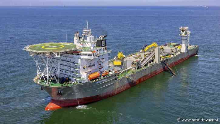Boskalis maakt van mijnbouwschip Windpiper grootste stenenstorter ter wereld