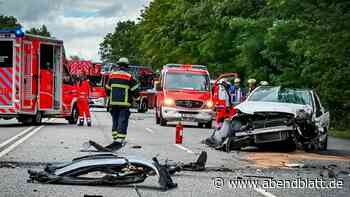 Massenkarambolage: Sechs Autos krachen auf der B5 in Hamburg zusammen
