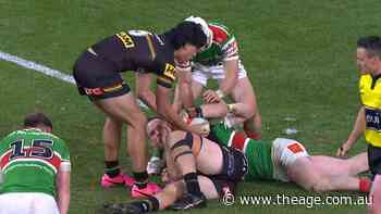 Souths rookie makes insane try-saving tackle