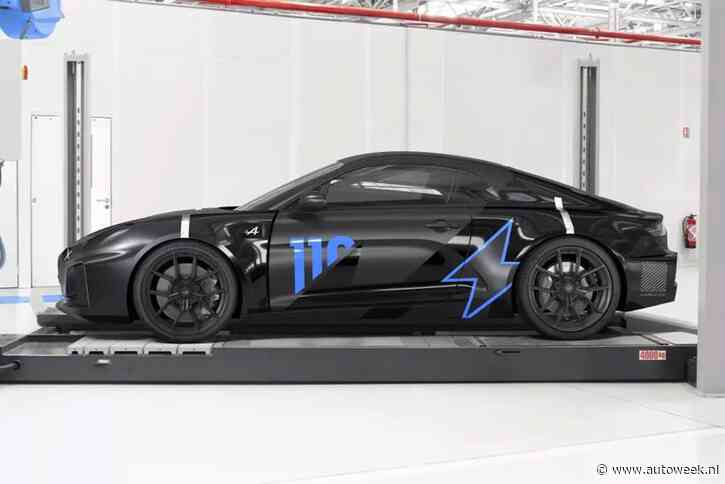 Dit is de elektrische Alpine A110, al zie je er nog weinig aan