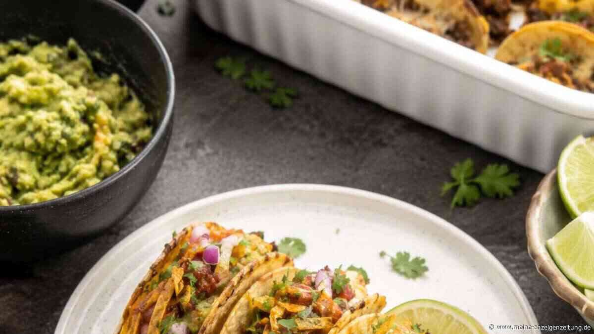 Mini-Tacos aus dem Ofen: Dieses Fingerfood mit Guacamole und Salsa ist der Hit auf jeder Party