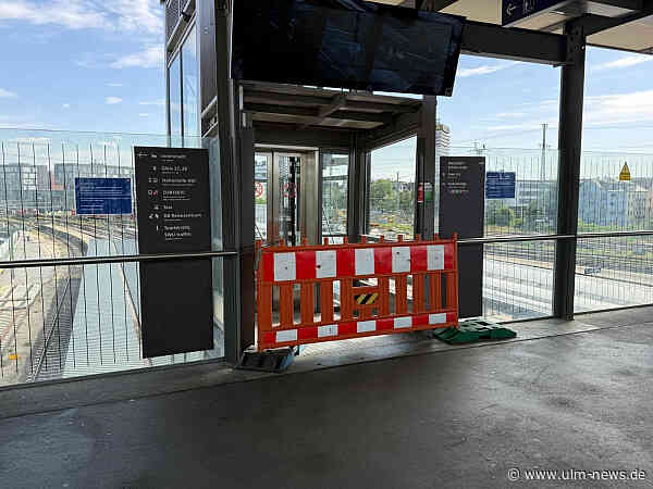 Wenn Umsteigen zur Qual wird - Klage über defekte Aufzüge - Barrierefreiheit fehlt am Ulmer Hauptbahnhof - SPD beantragt Runden Tisch Bahnhof