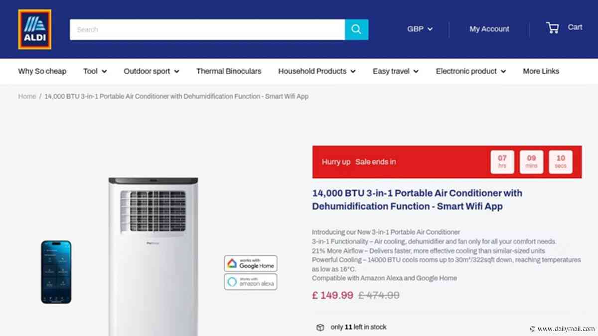 Heatwave scam warning: Criminals target desperate Britons with fake air conditioner bargains that leave victims out of pocket