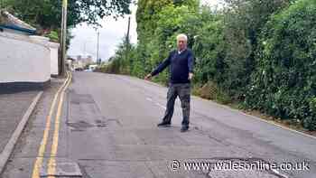 Welsh road 'like Swiss cheese' so bad drivers are afraid to use it
