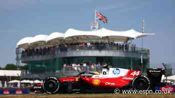 Hamilton fastest in sole British GP practice session