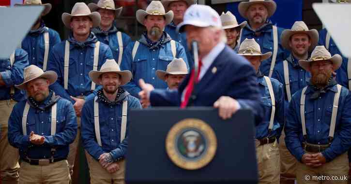Trump, 80, vows to ‘show he can do everything’ with lengthy speech in heatwave