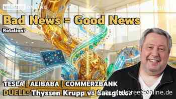 Rotation aus Halbleiteraktien: Tesla: Absturz | Alibaba: Neue Vorwürfe | Commerzbank: Übernahmeangebot endet