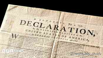 Rare copy of US Declaration of Independence found by volunteer in UK archives