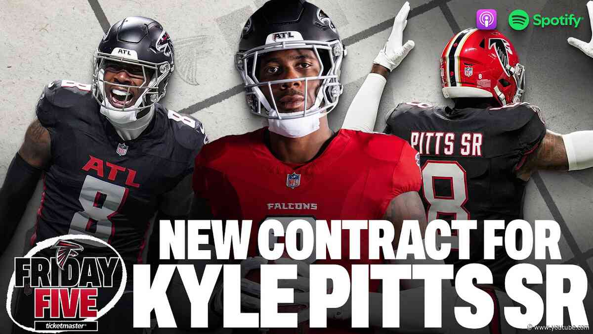 Kyle Pitts Sr. on his new contract with the Atlanta Falcons & his best plays | Friday Five Podcast