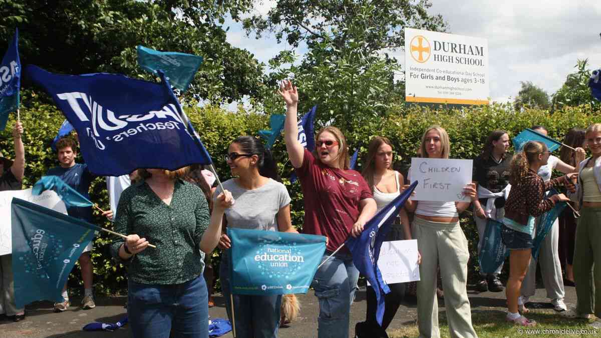 Emergency protest held following the sudden closure of Durham High School after 142 years